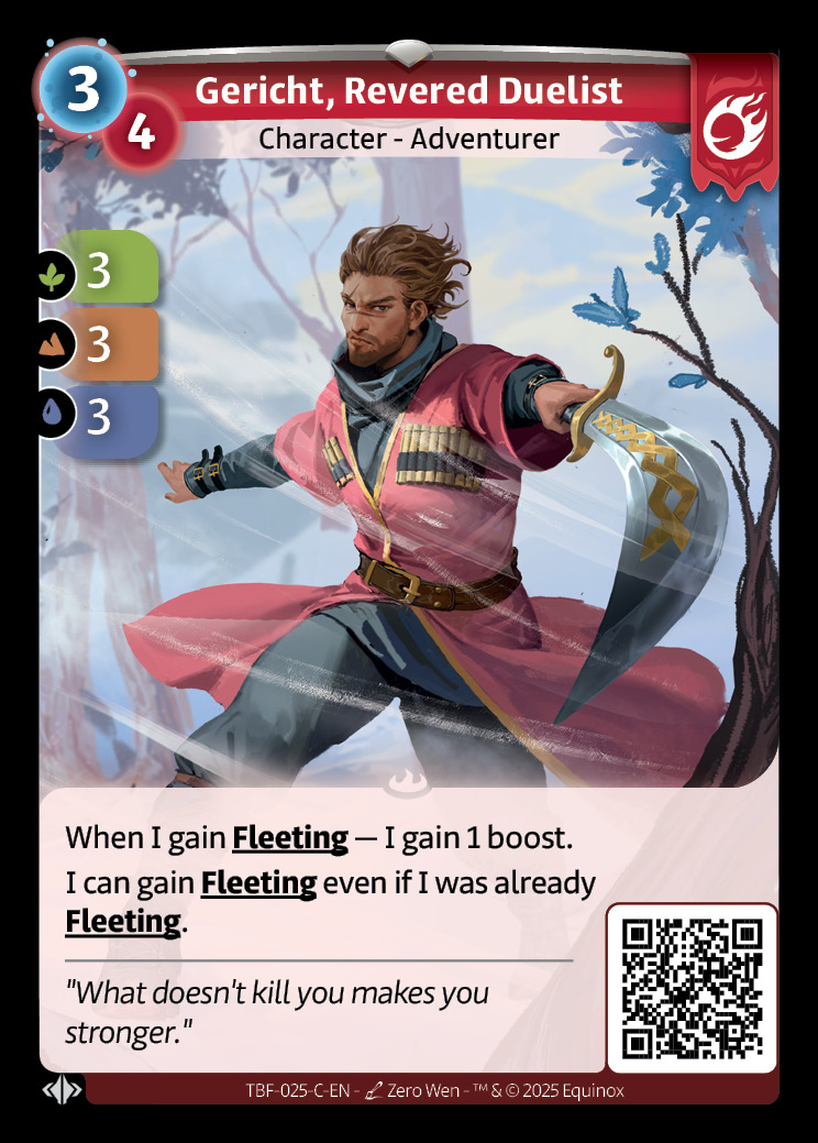 Gericht, Revered Duelist