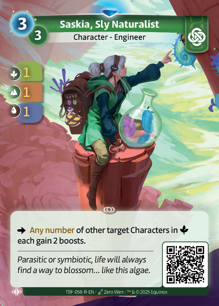 Saskia, Sly Naturalist