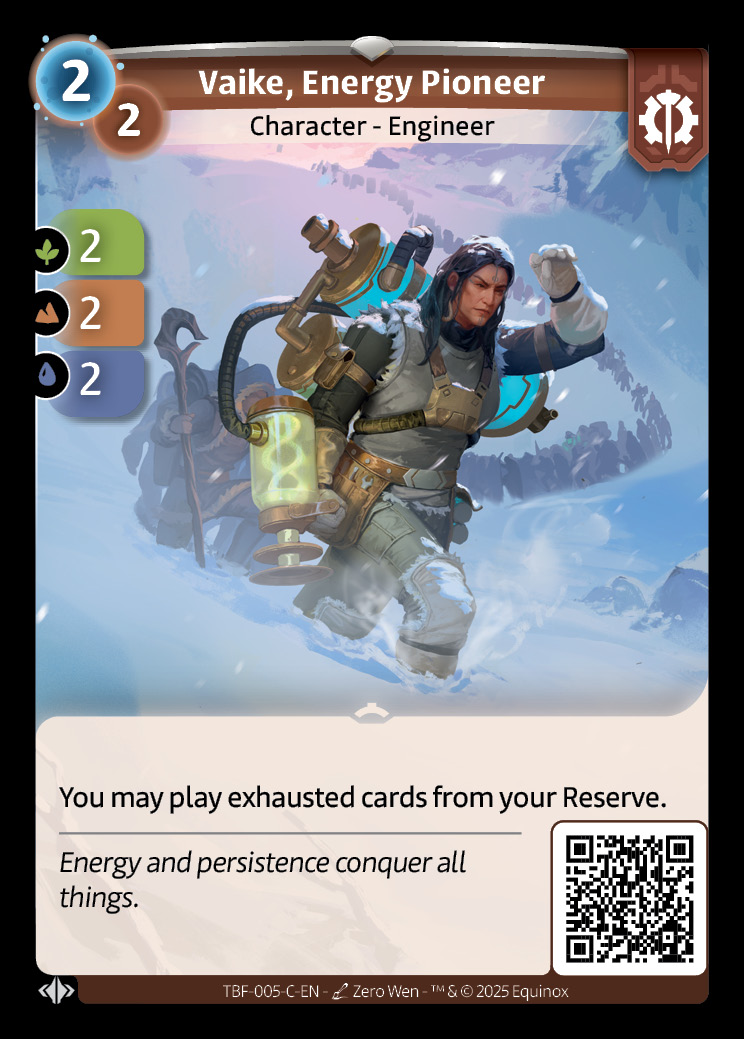 Vaike, Energy Pioneer