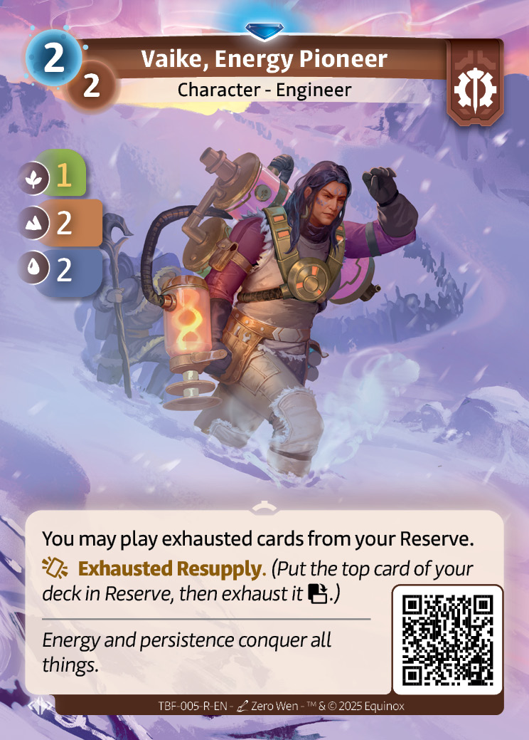 Vaike, Energy Pioneer