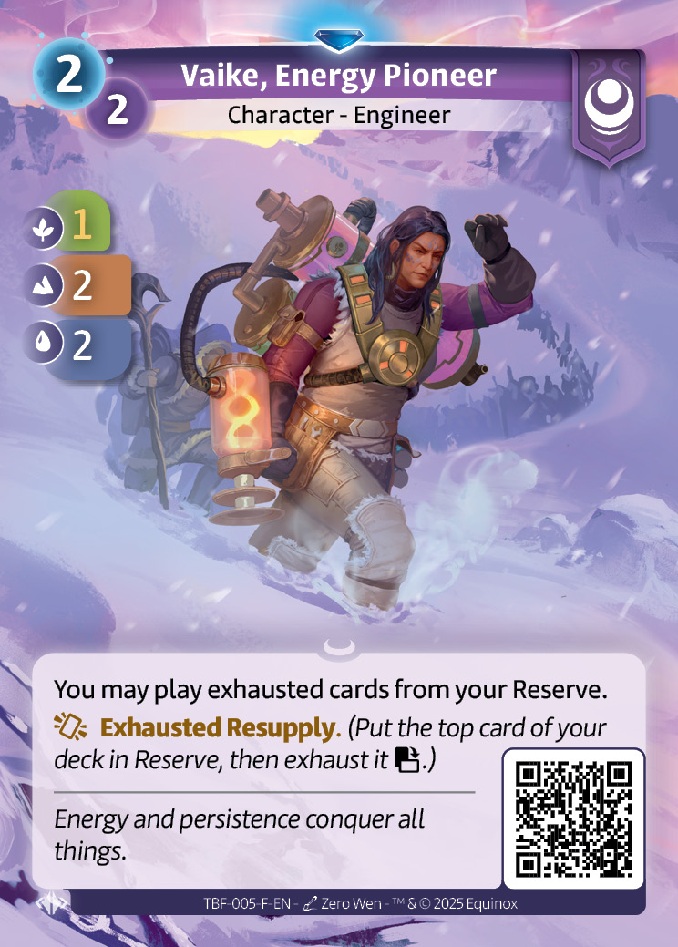 Vaike, Energy Pioneer