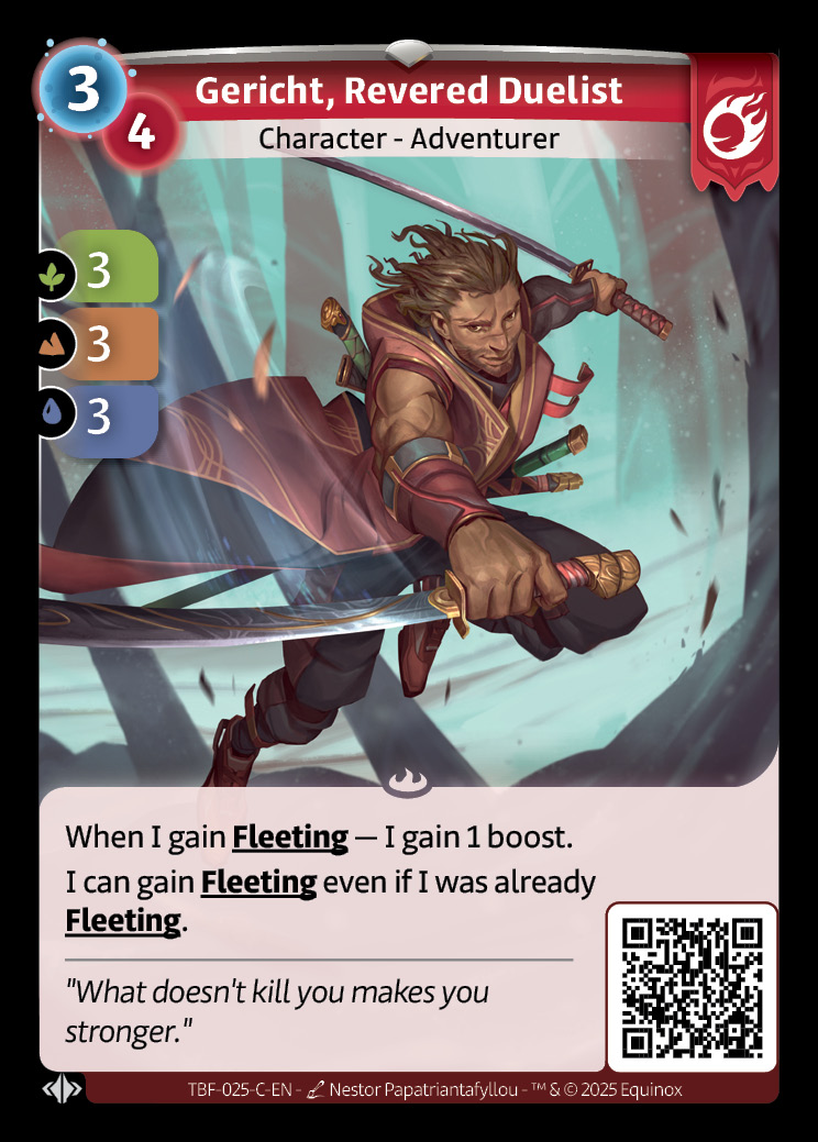 Gericht, Revered Duelist