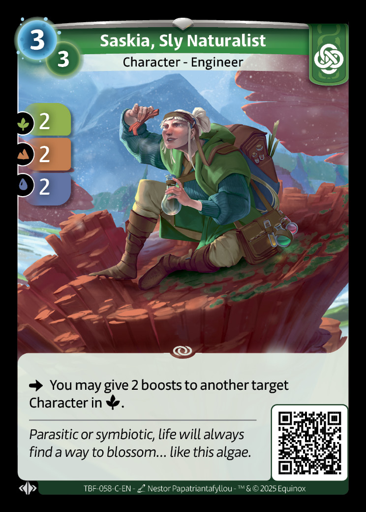 Saskia, Sly Naturalist