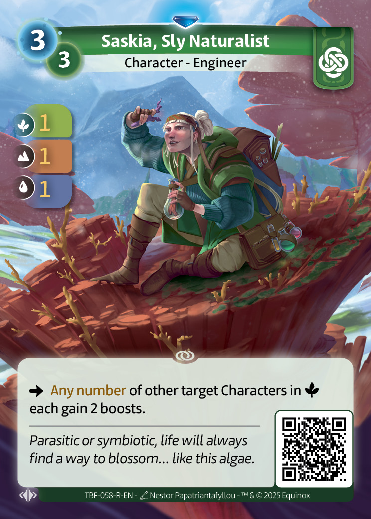 Saskia, Sly Naturalist