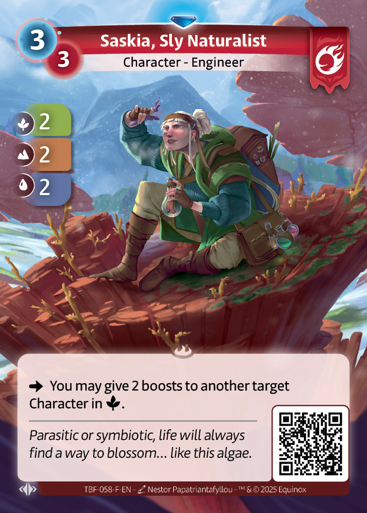 Saskia, Sly Naturalist