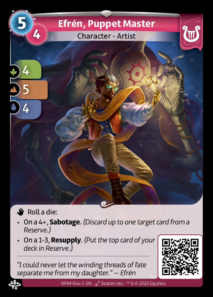 Efrén, Puppet Master