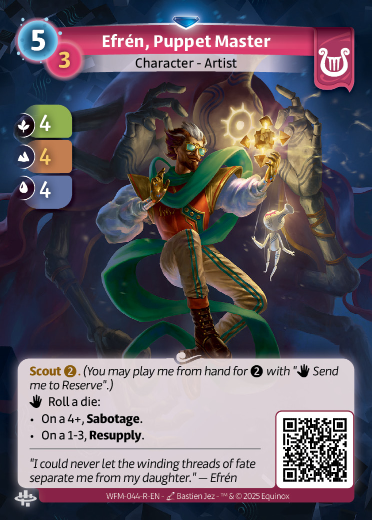 Efrén, Puppet Master