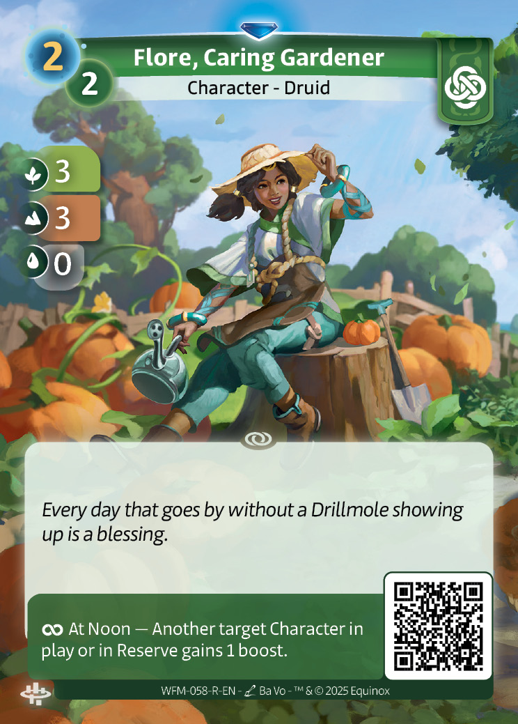 Flore, Caring Gardener