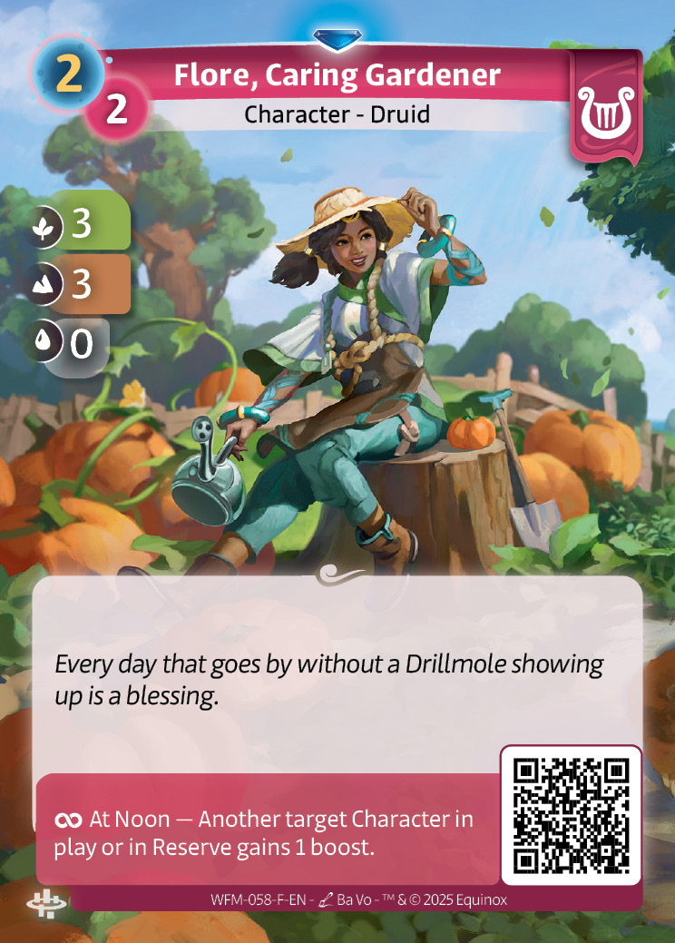 Flore, Caring Gardener