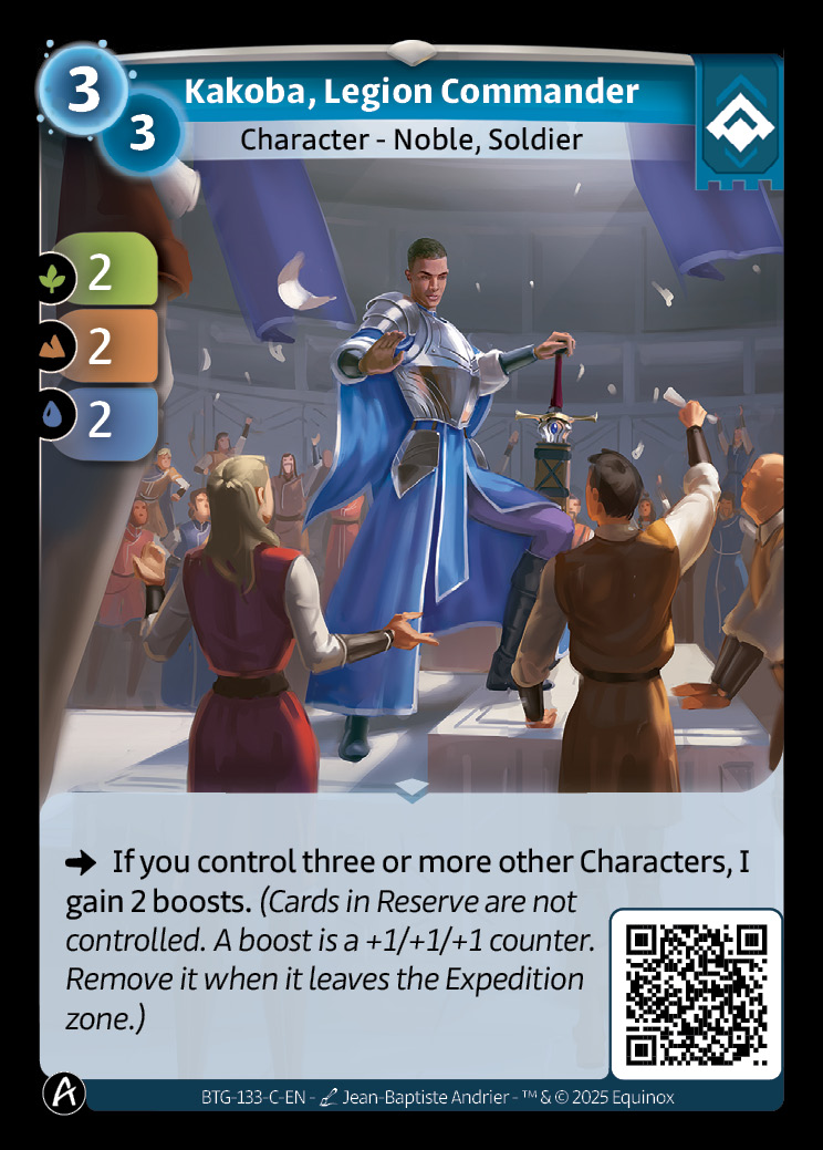 Kakoba, Legion Commander