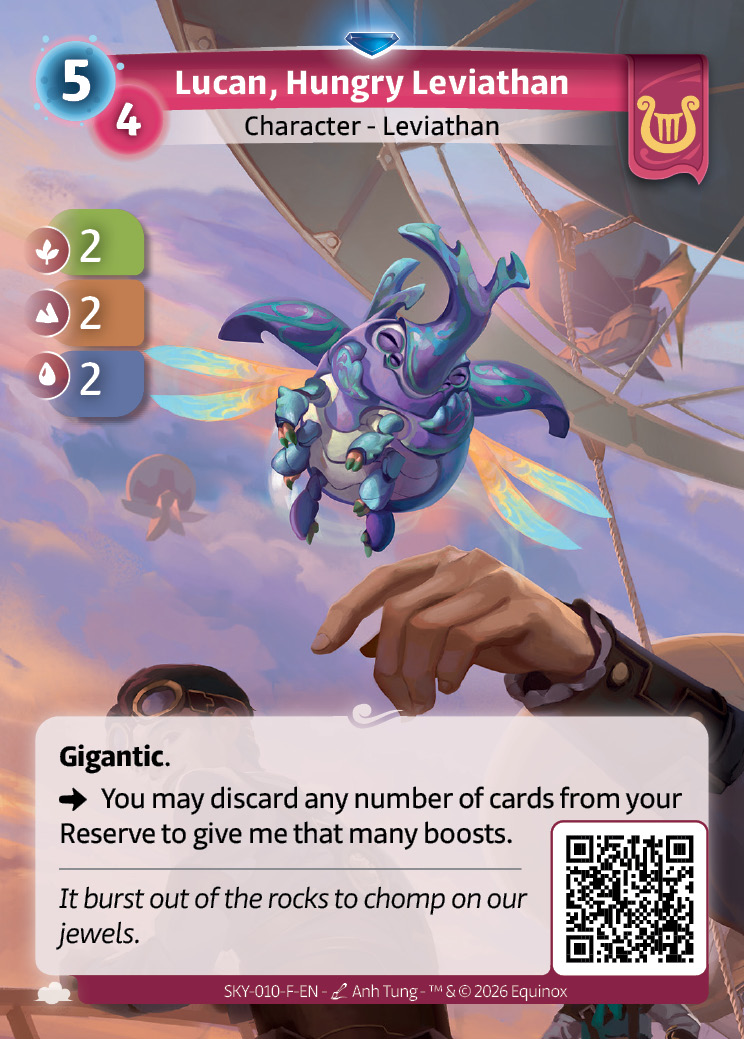 Lucan, Hungry Leviathan