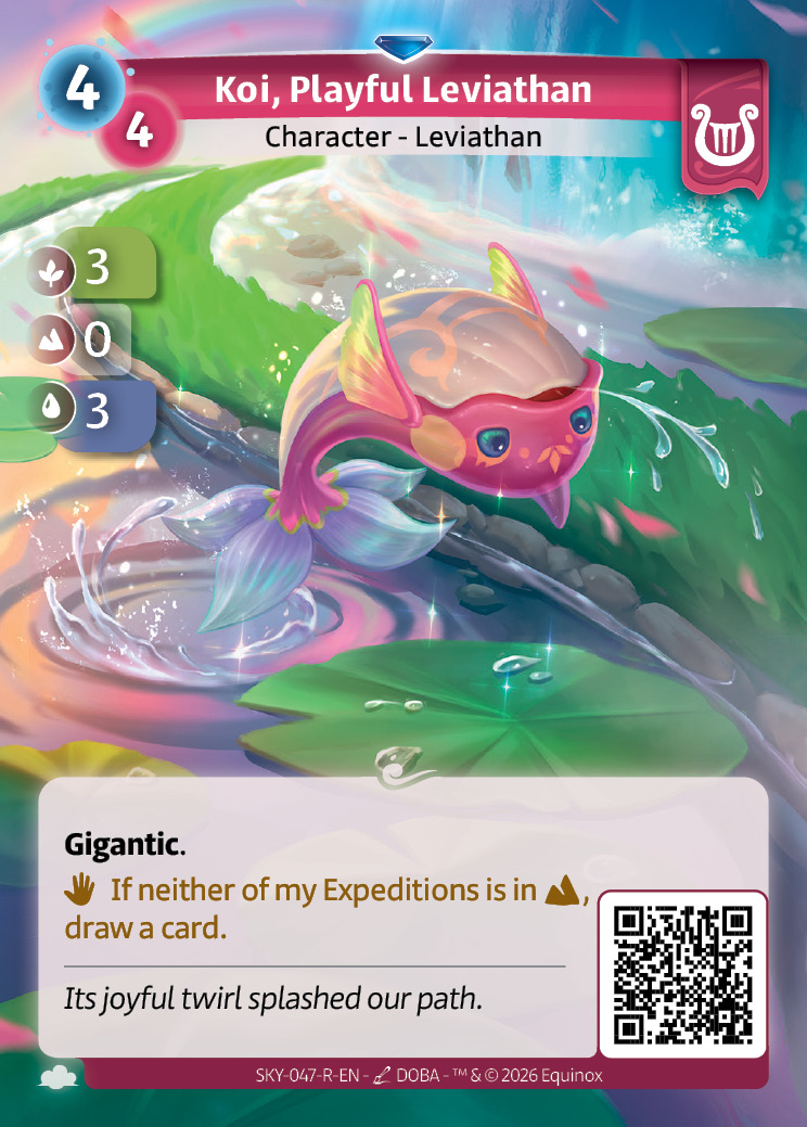 Koi, leviatán juguetón