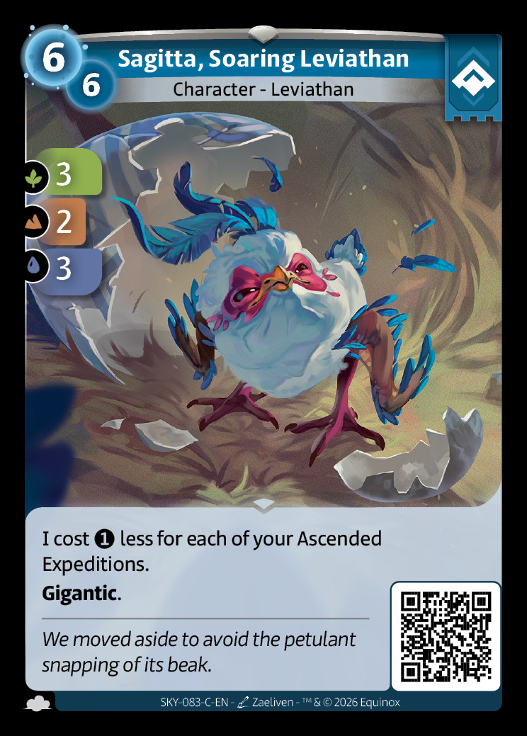 Sagitta, aufsteigender Leviathan