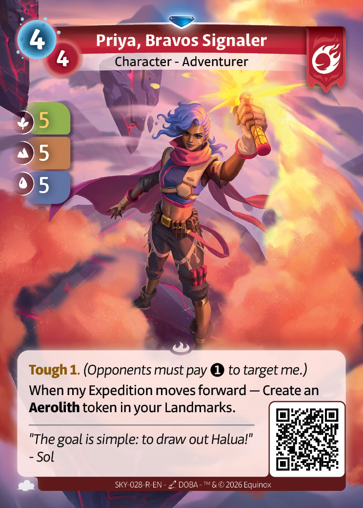 Priya, Bravos Signaler