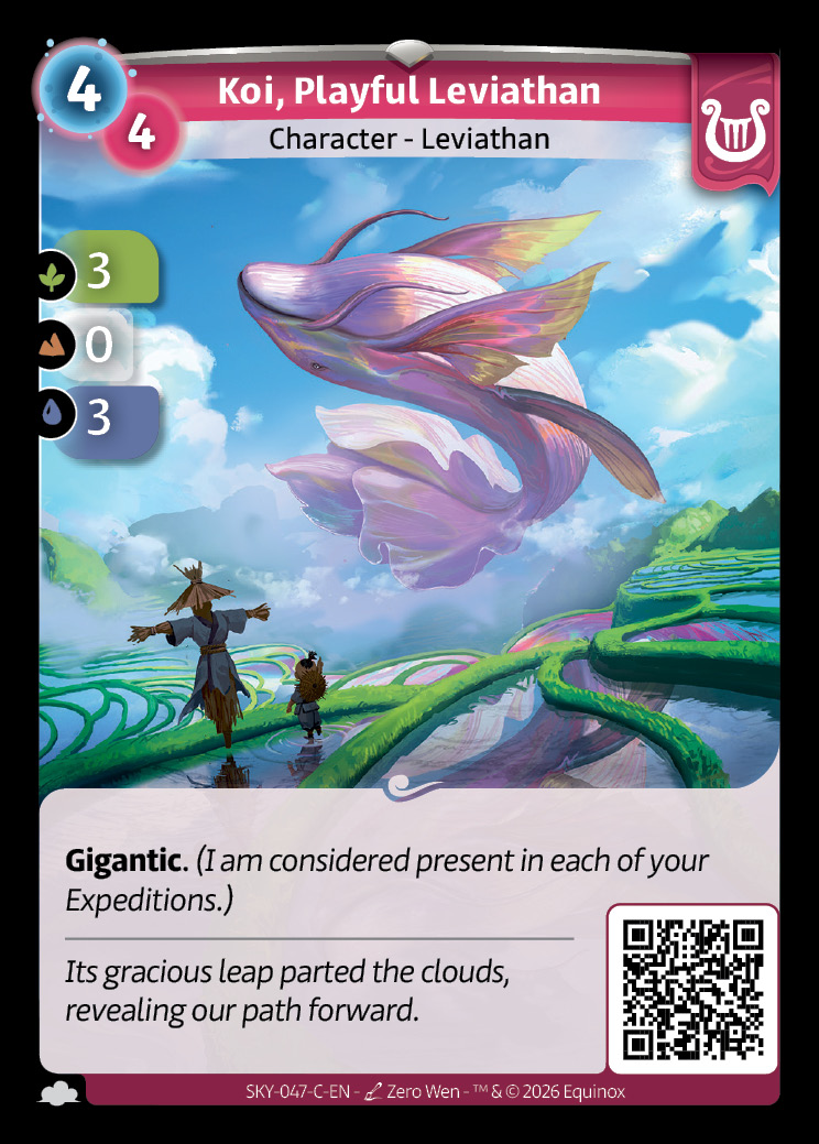 Koi, leviatán juguetón