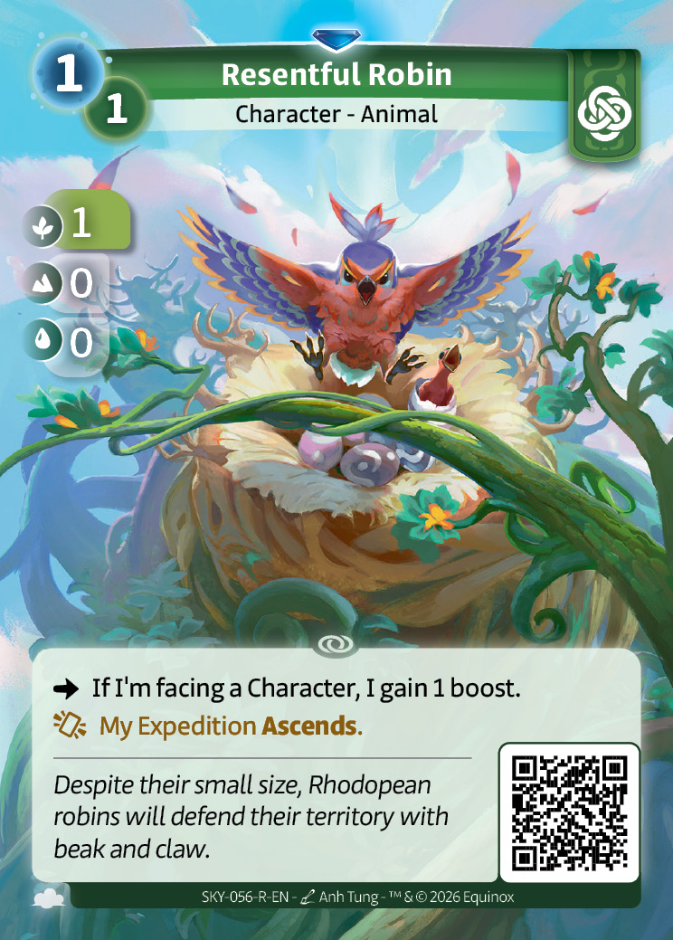 Gereiztes Rotkehlchen