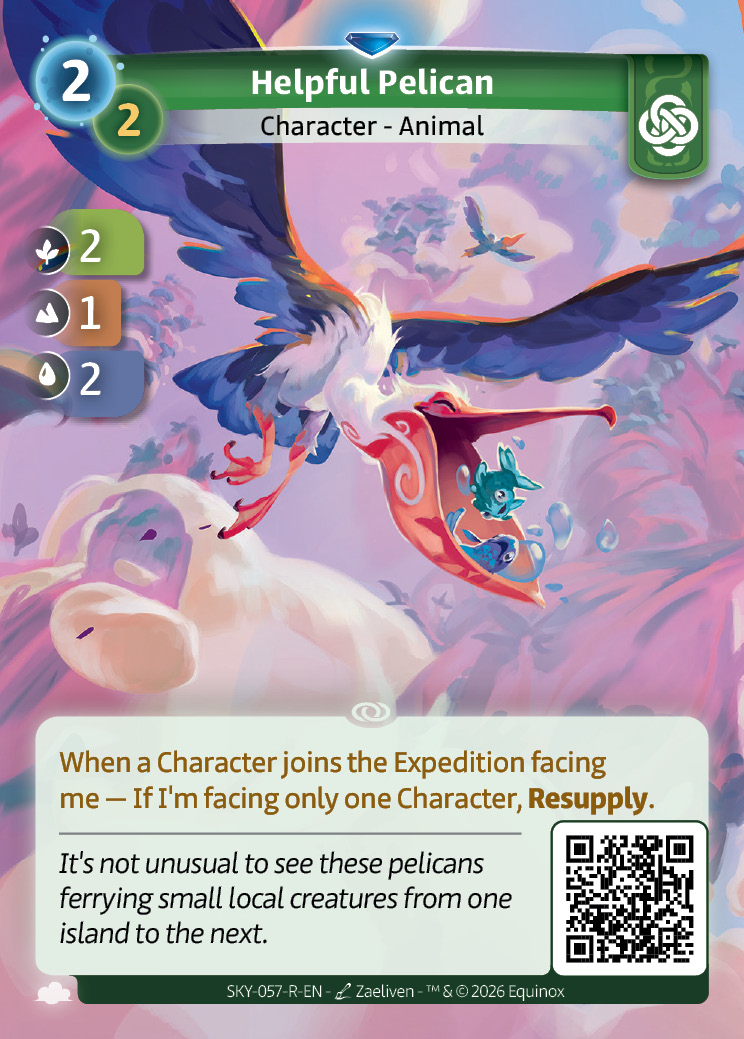 Zuvorkommender Pelikan