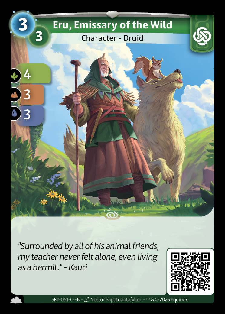 Eru, Botschafter der Wildnis