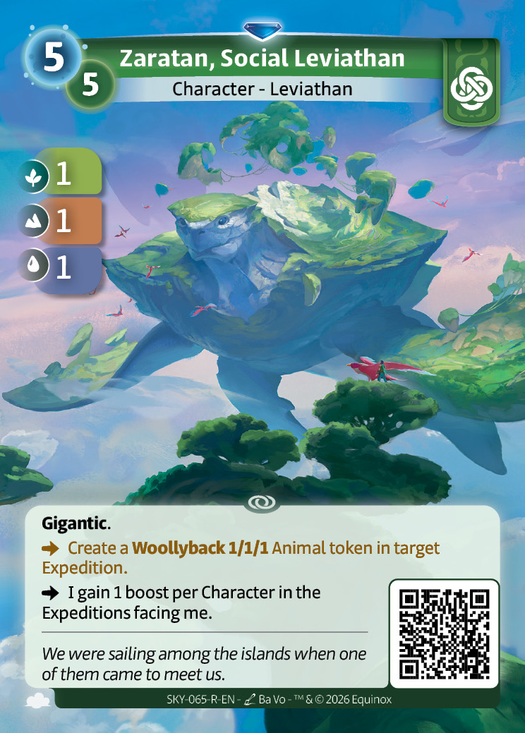 Zaratan, geselliger Leviathan