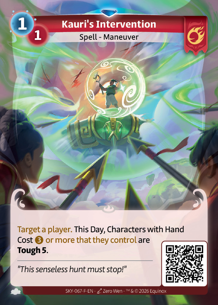 Kauri's Intervention