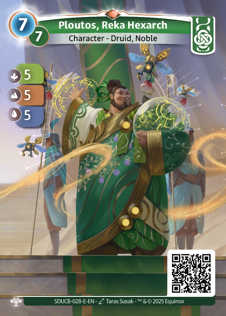 Ploutos, hexarca reka