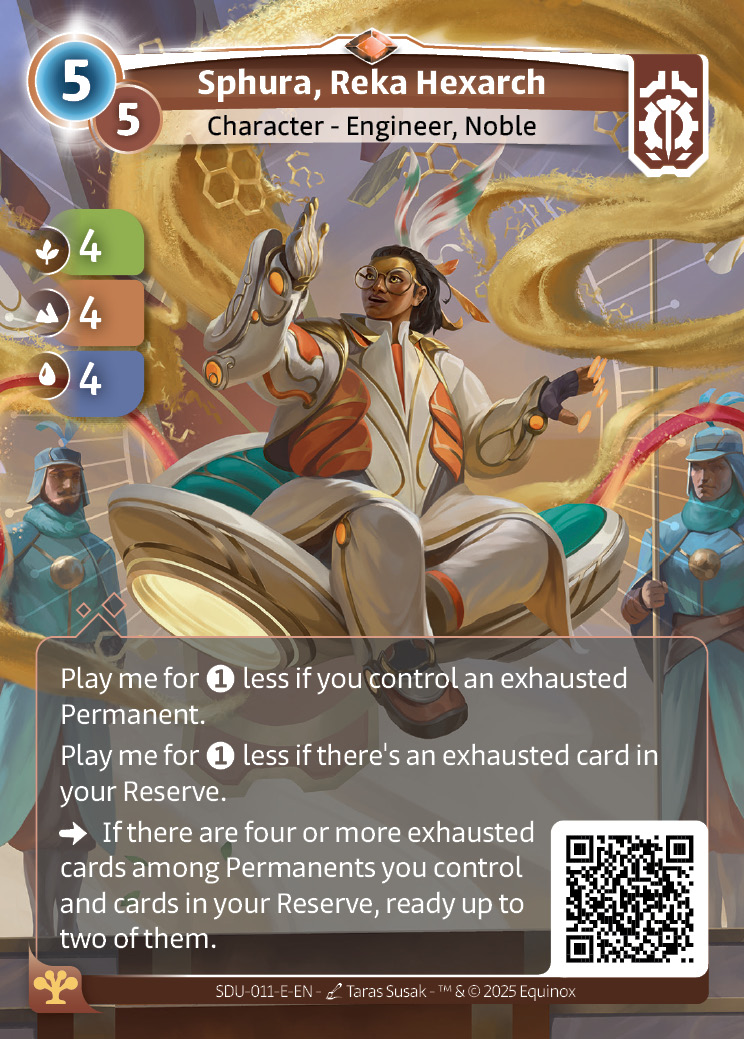 Sphura, Reka Hexarch