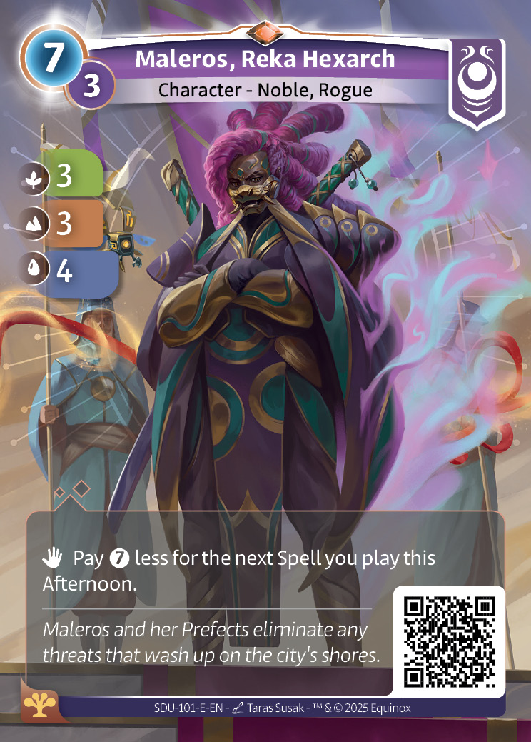 Maleros, hexarca reka