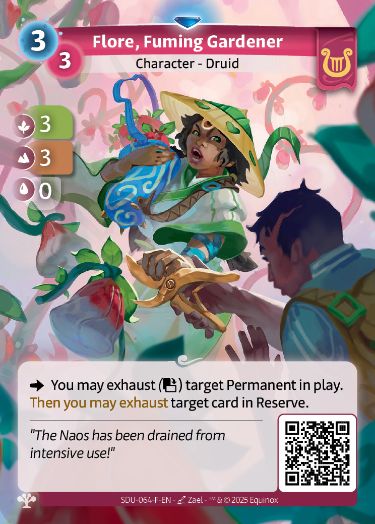 Flore, Fuming Gardener