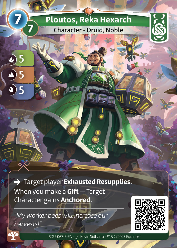 Ploutos, hexarca reka