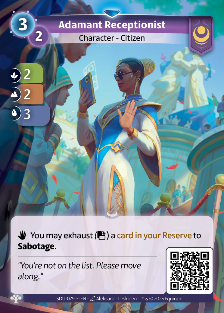 Recepcionista inflexible