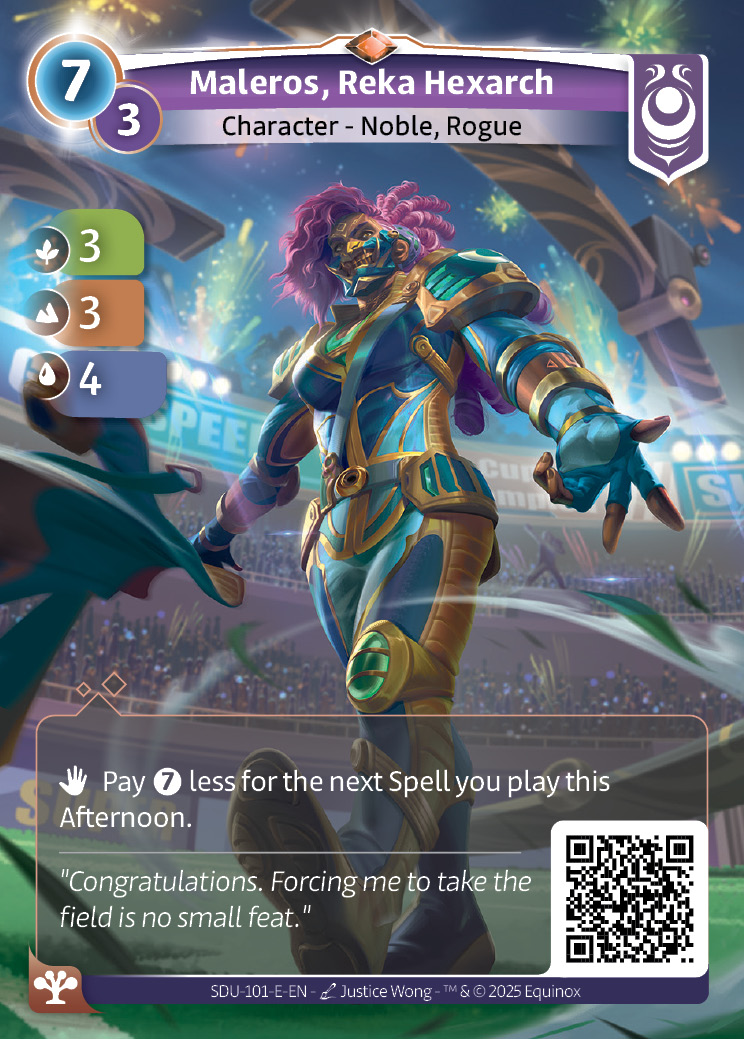 Maleros, hexarca reka