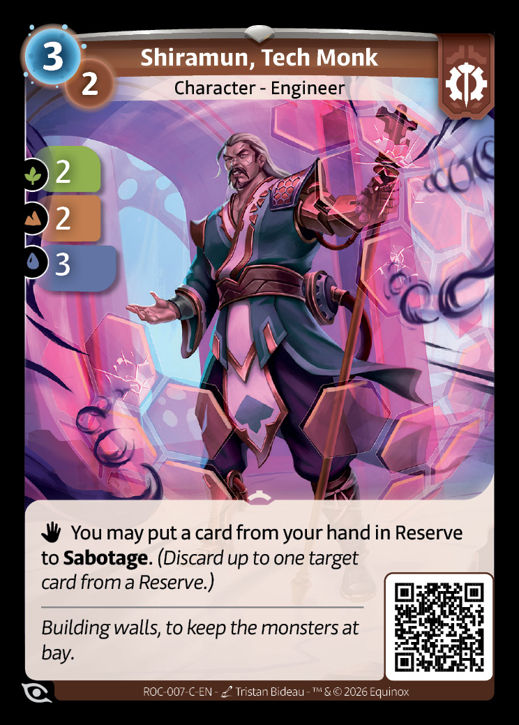 Shiramun, Techno-moine