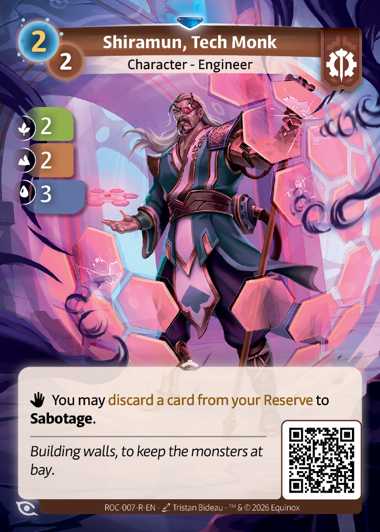 Shiramun, Techno-moine