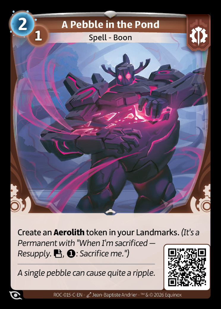 Un Pavé dans la Mare