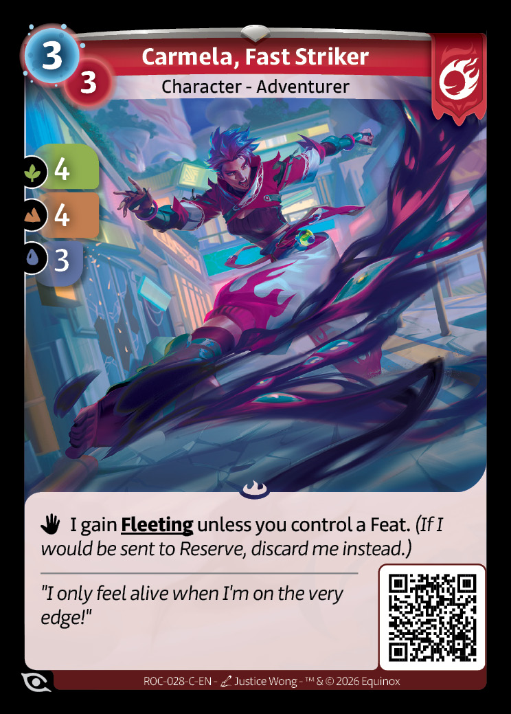 Carmela, atacante rauda