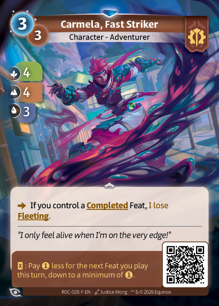 Carmela, Frappeuse Véloce