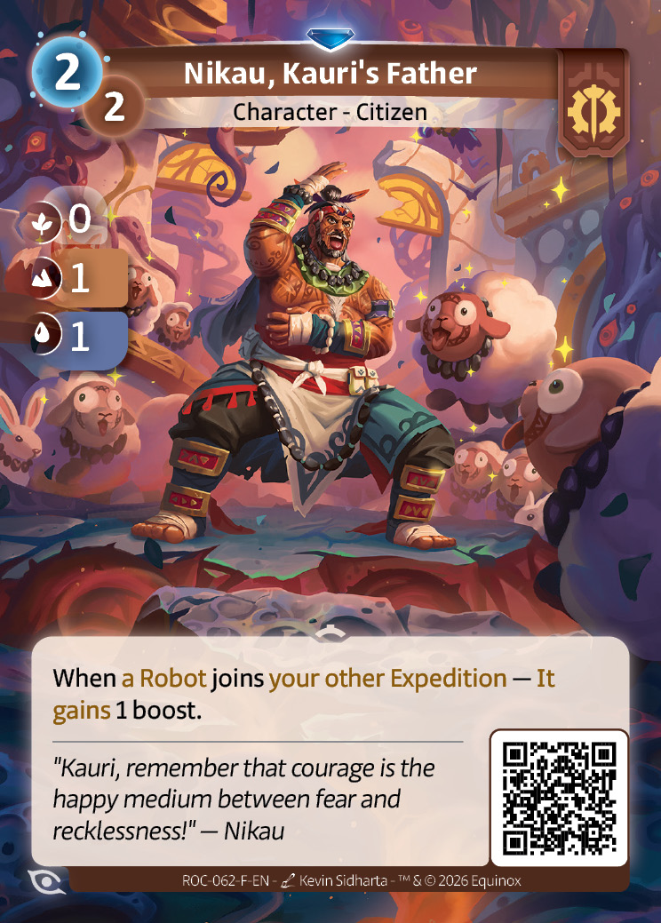 Nikau, Père de Kauri